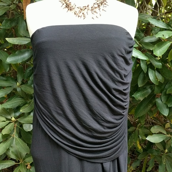 CAbi Black Strapless Dress sz M - Picture 2 of 8